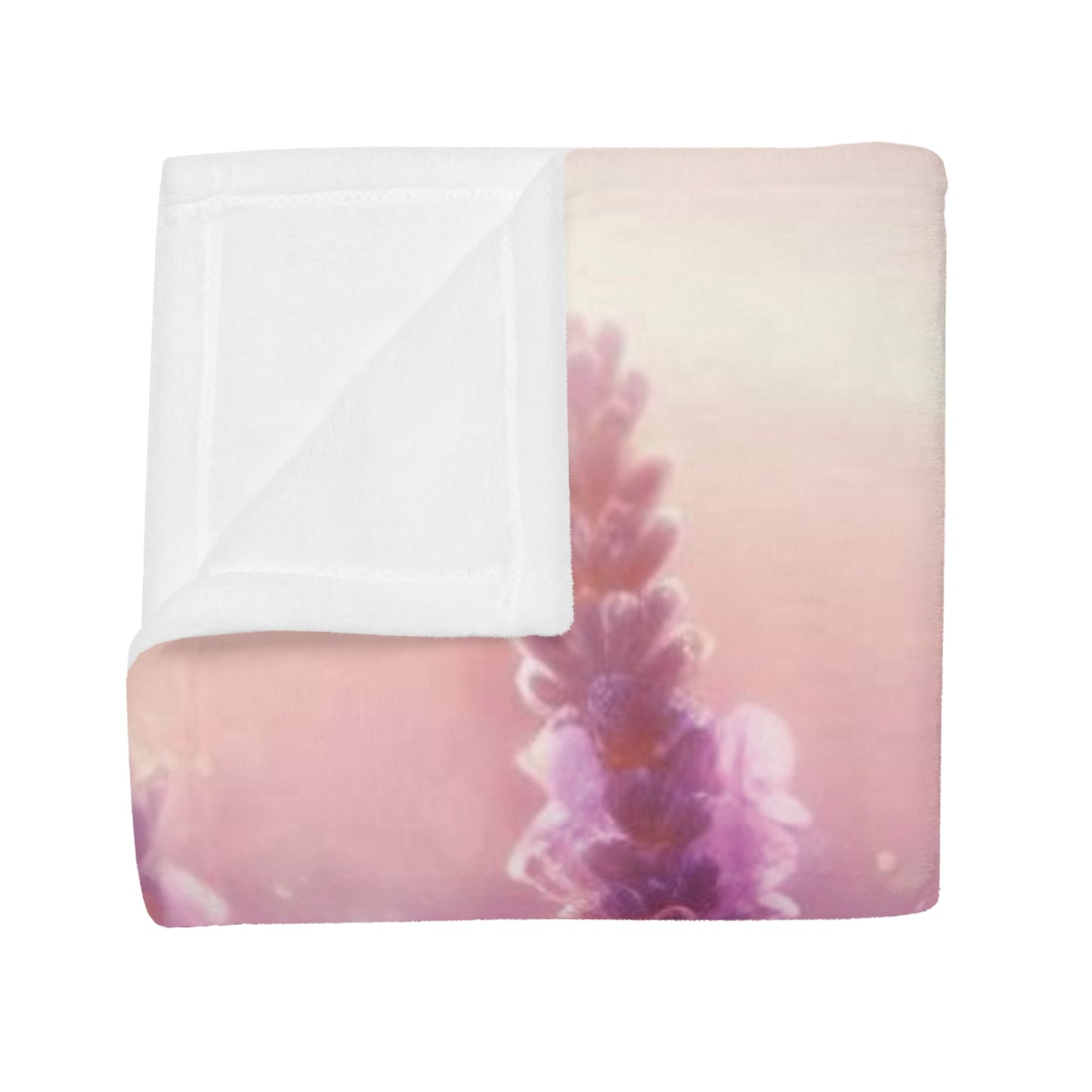 Wild Lavender #2 Plush Fleece Blanket