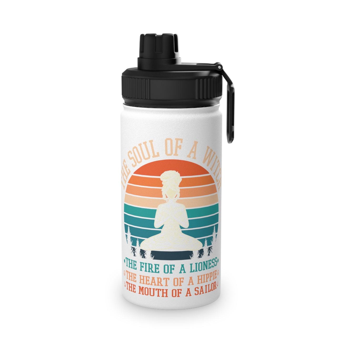 The Soul of a Witch Stainless Steel Water Bottle - # Sizes