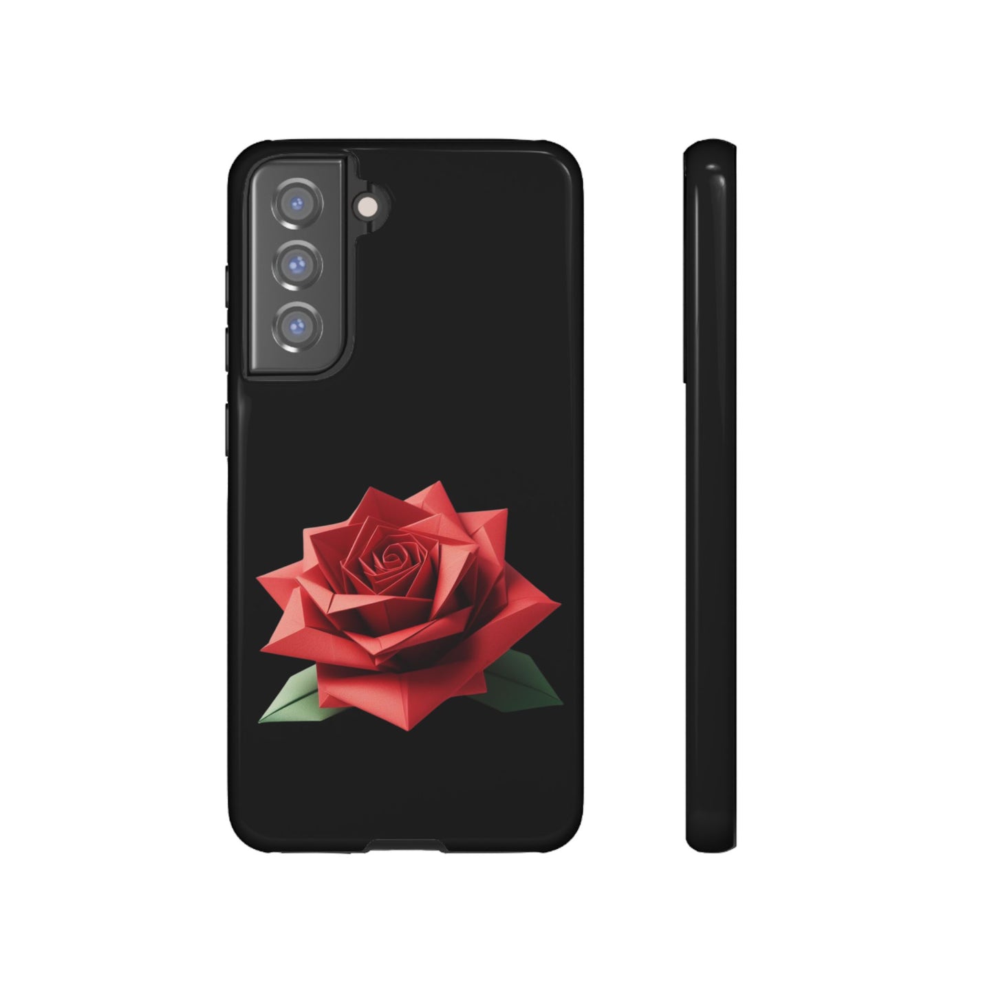 Origami Red Rose Tough Cases iPhone/Google/Samsung