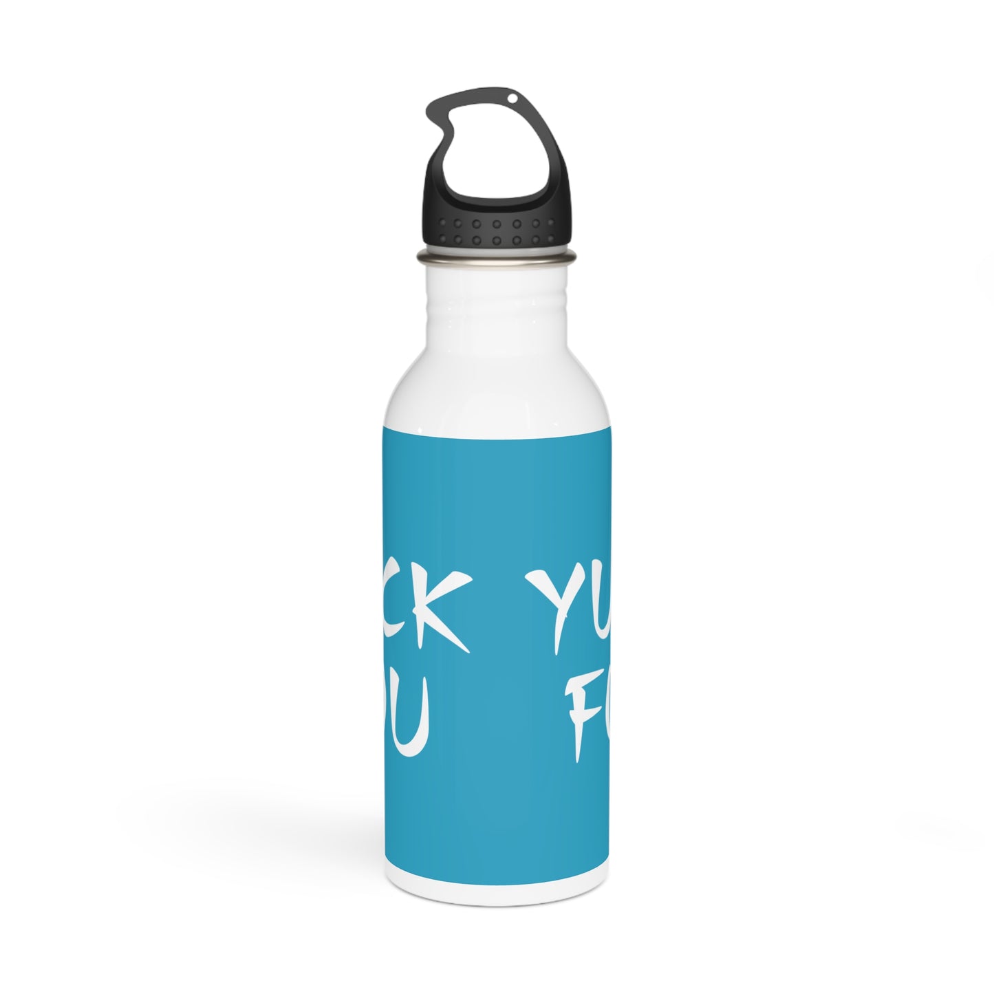 Yuck Fou Stylish Stainless Steel Water Bottle - Eco-Friendly, Durable, Perfect for On-the-Go - Teal