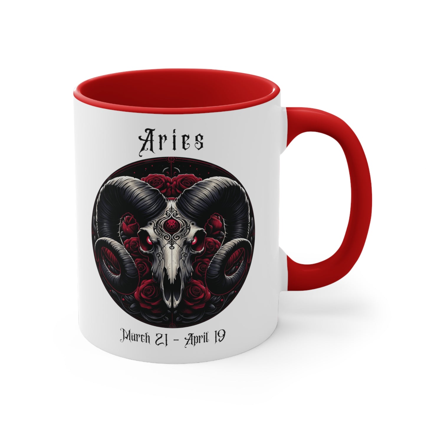 Gothic Aries Colorful Accent Mugs, 11oz