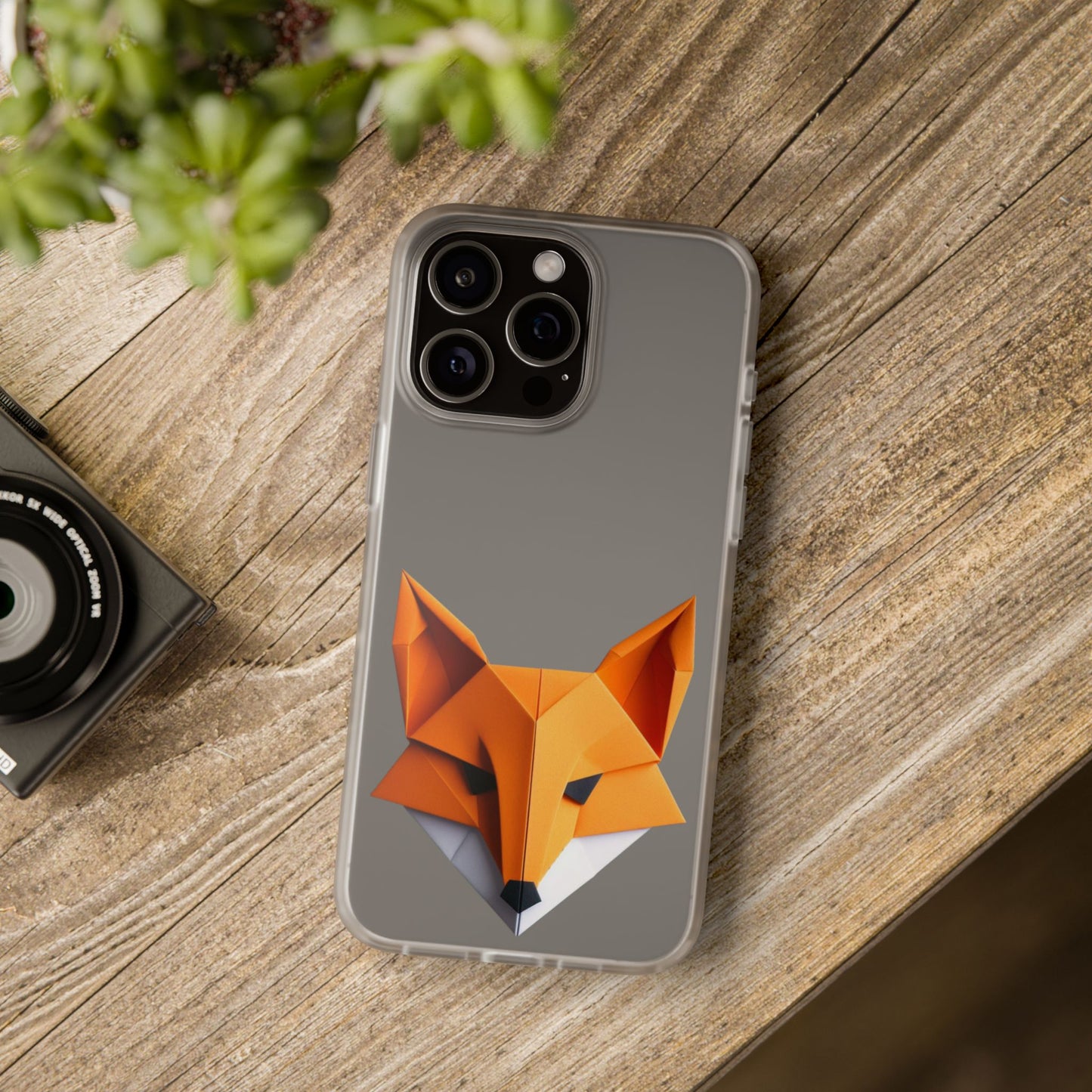 Origami Fox Flexi Cases