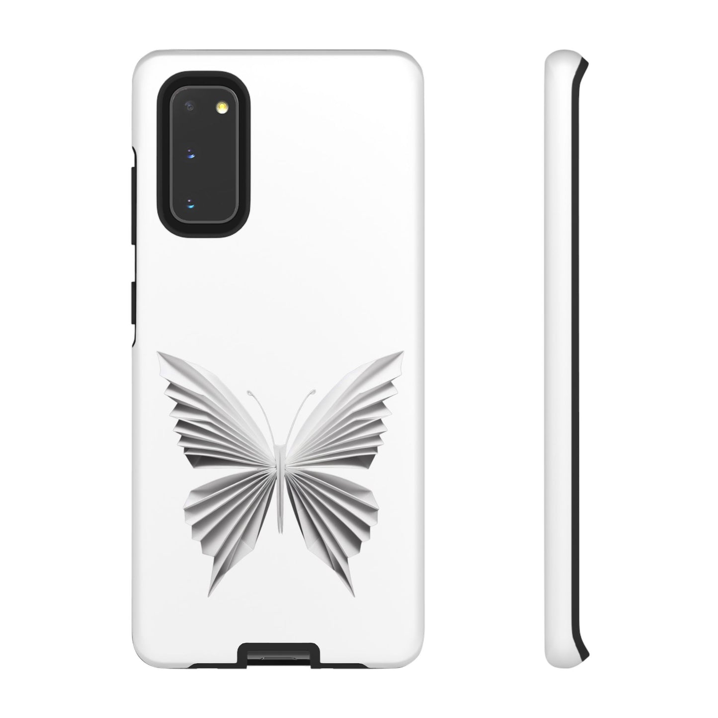 Origami White Butterfly Tough Cases iPhone/Google/Samsung