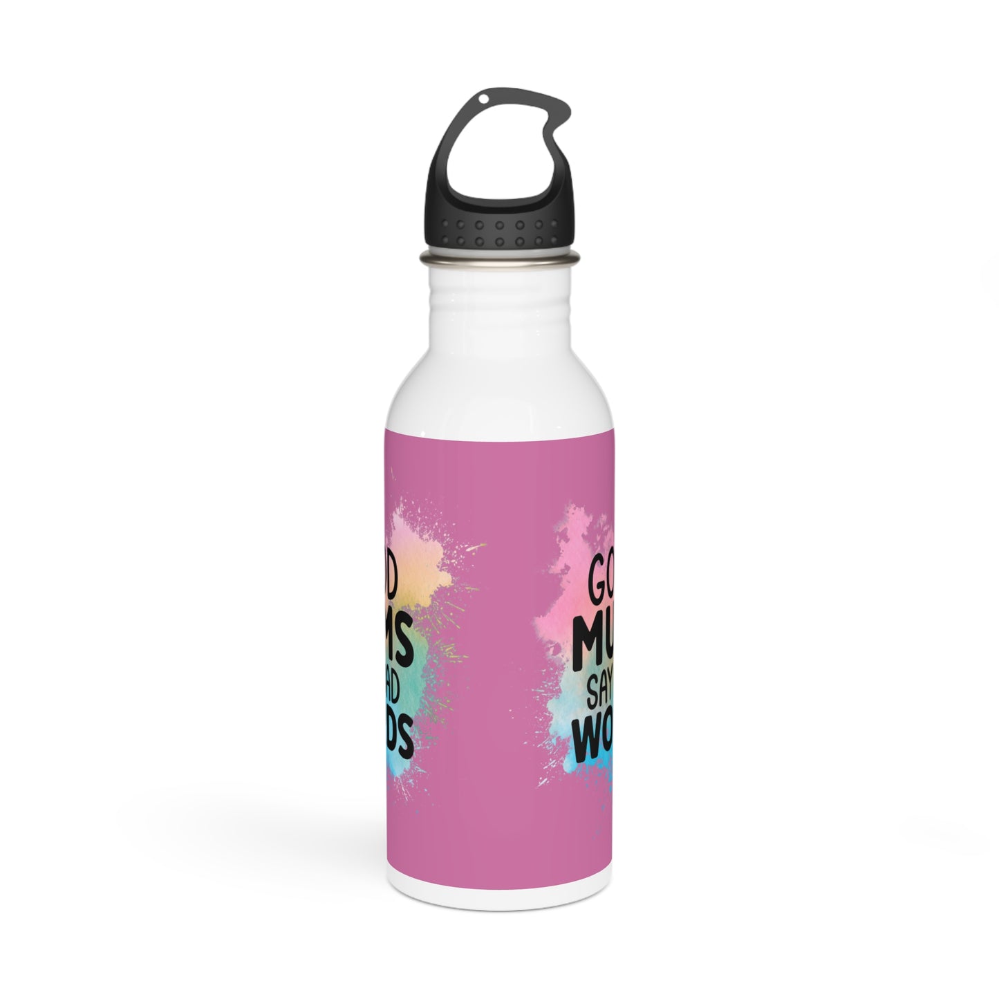 Good Mums Say Bad Words Stylish Stainless Steel Water Bottle - Eco-Friendly, Durable, Perfect for On-the-Go - Pink