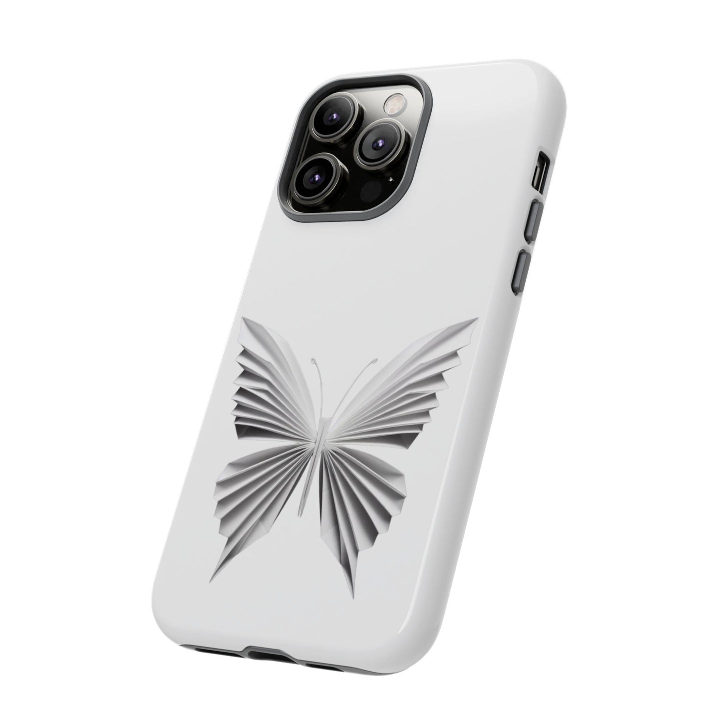 Origami White Butterfly Tough Cases iPhone/Google/Samsung