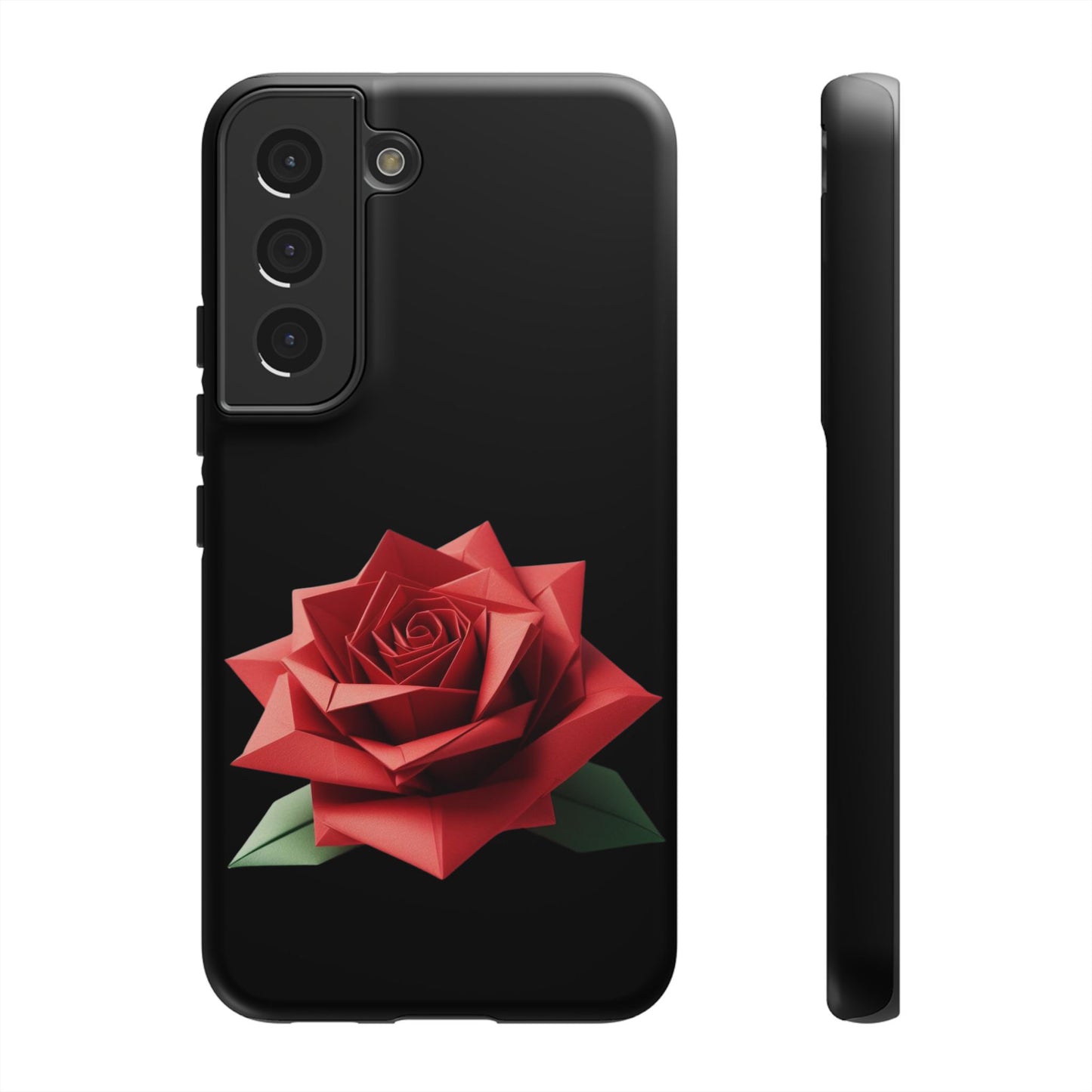 Origami Red Rose Tough Cases iPhone/Google/Samsung