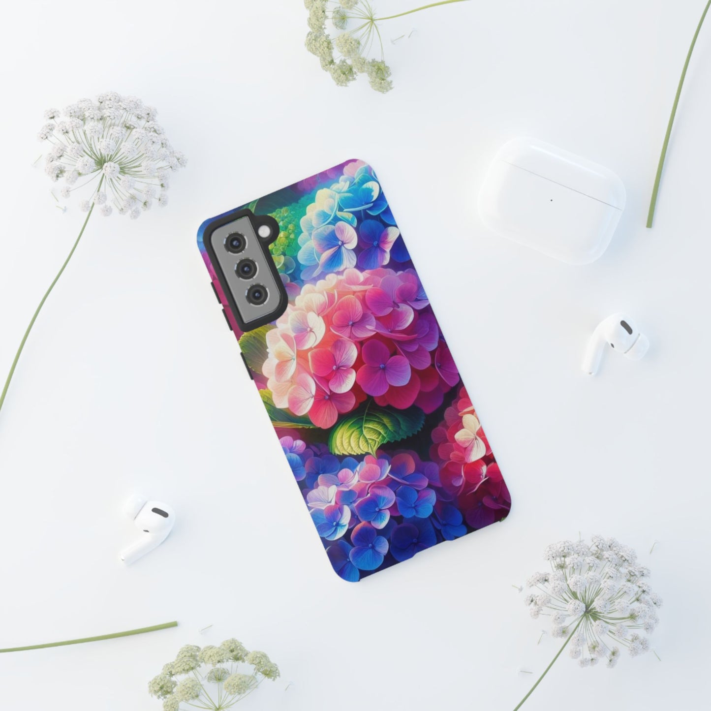 Hydrangea Tough Cases iPhone/Google/Samsung