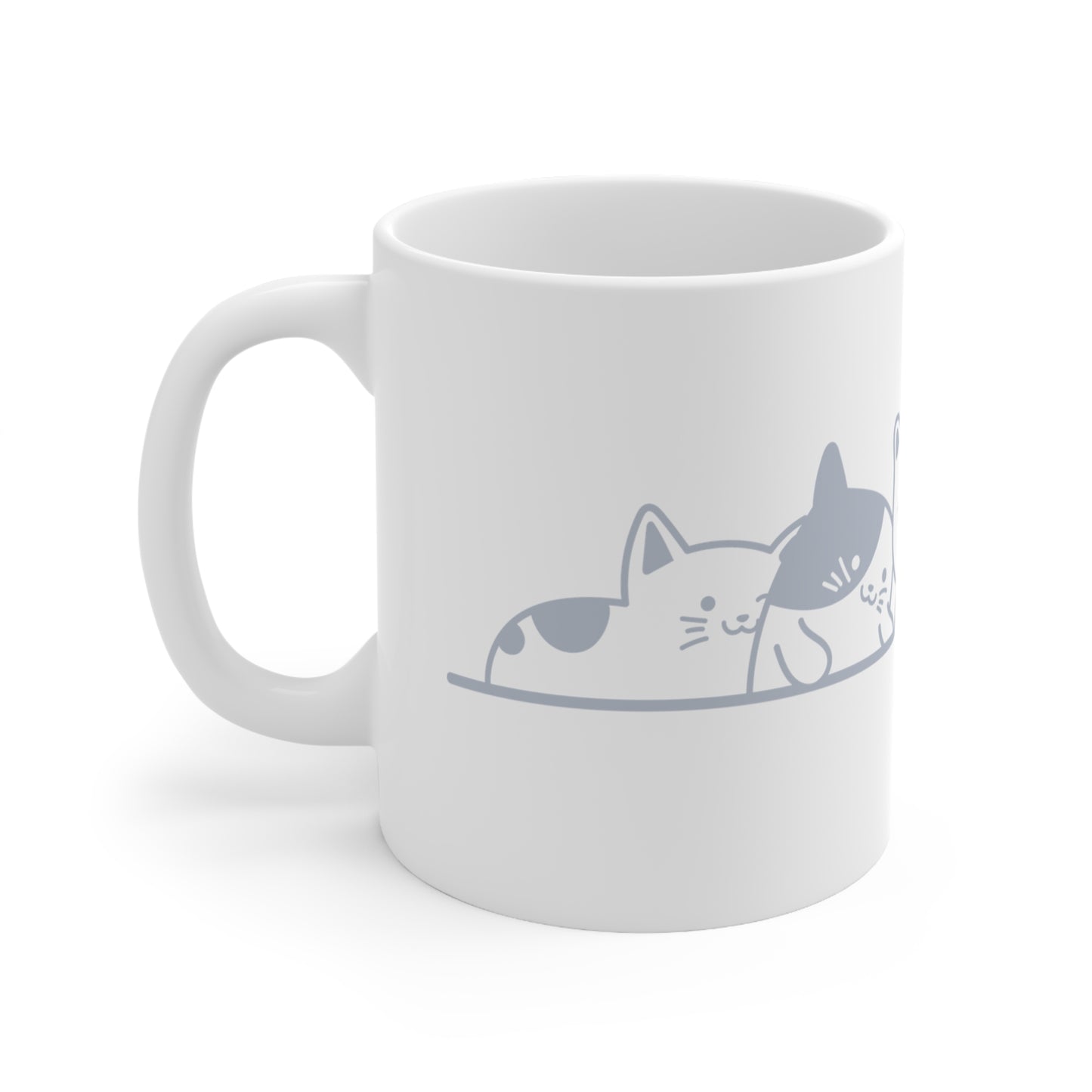 Cute Kitty Cats  Ceramic Coffee Cups, 11oz