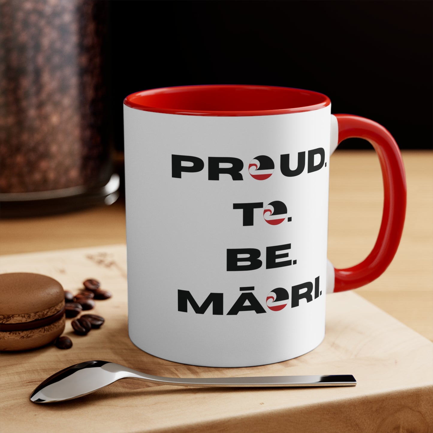 Proud. To. Be. Māori. Colorful Accent Mugs, 11oz (330 ml)