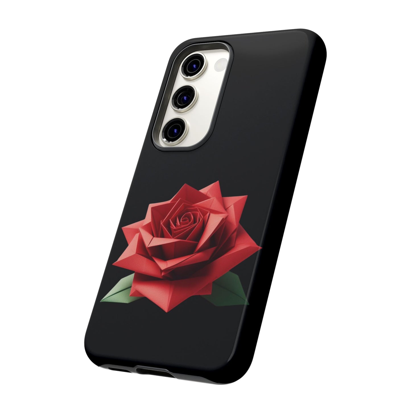 Origami Red Rose Tough Cases iPhone/Google/Samsung