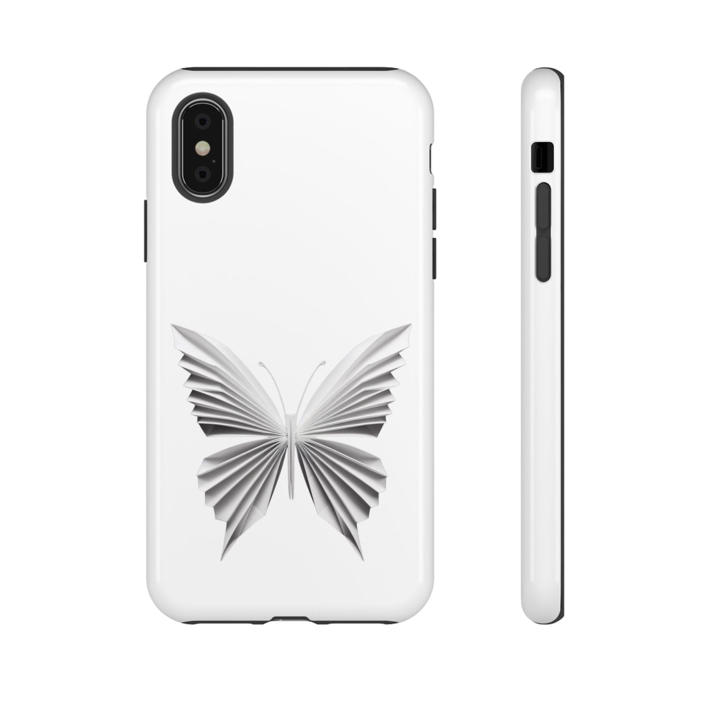 Origami White Butterfly Tough Cases iPhone/Google/Samsung