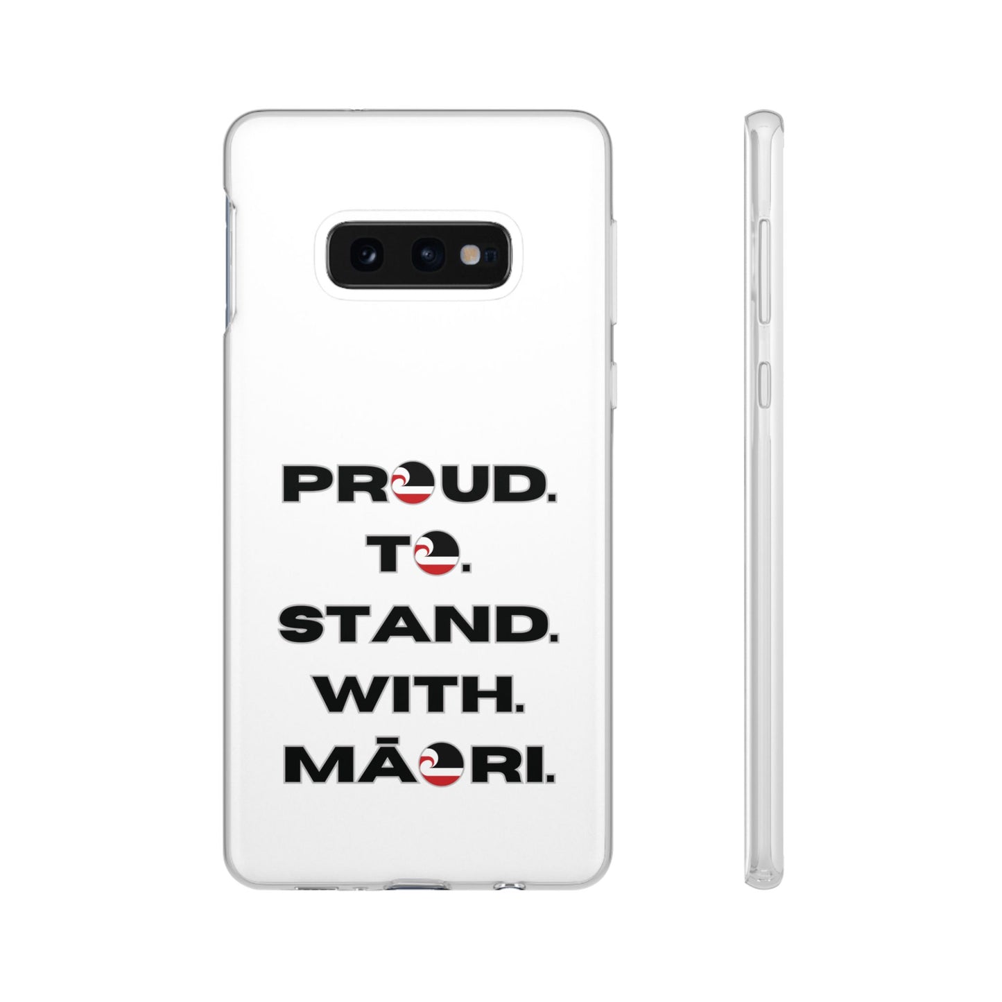 Proud. To. Stand. With. Māori. Flexi Cases - iPhone/Samsung Galaxy