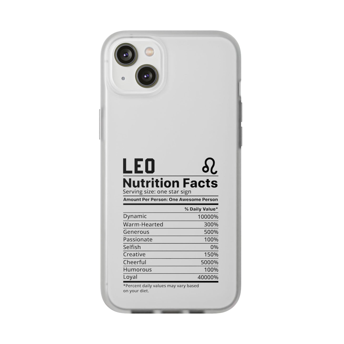 Leo Nutrition Flexi Cases iPhone/Samsung with Gift Wrapping Option