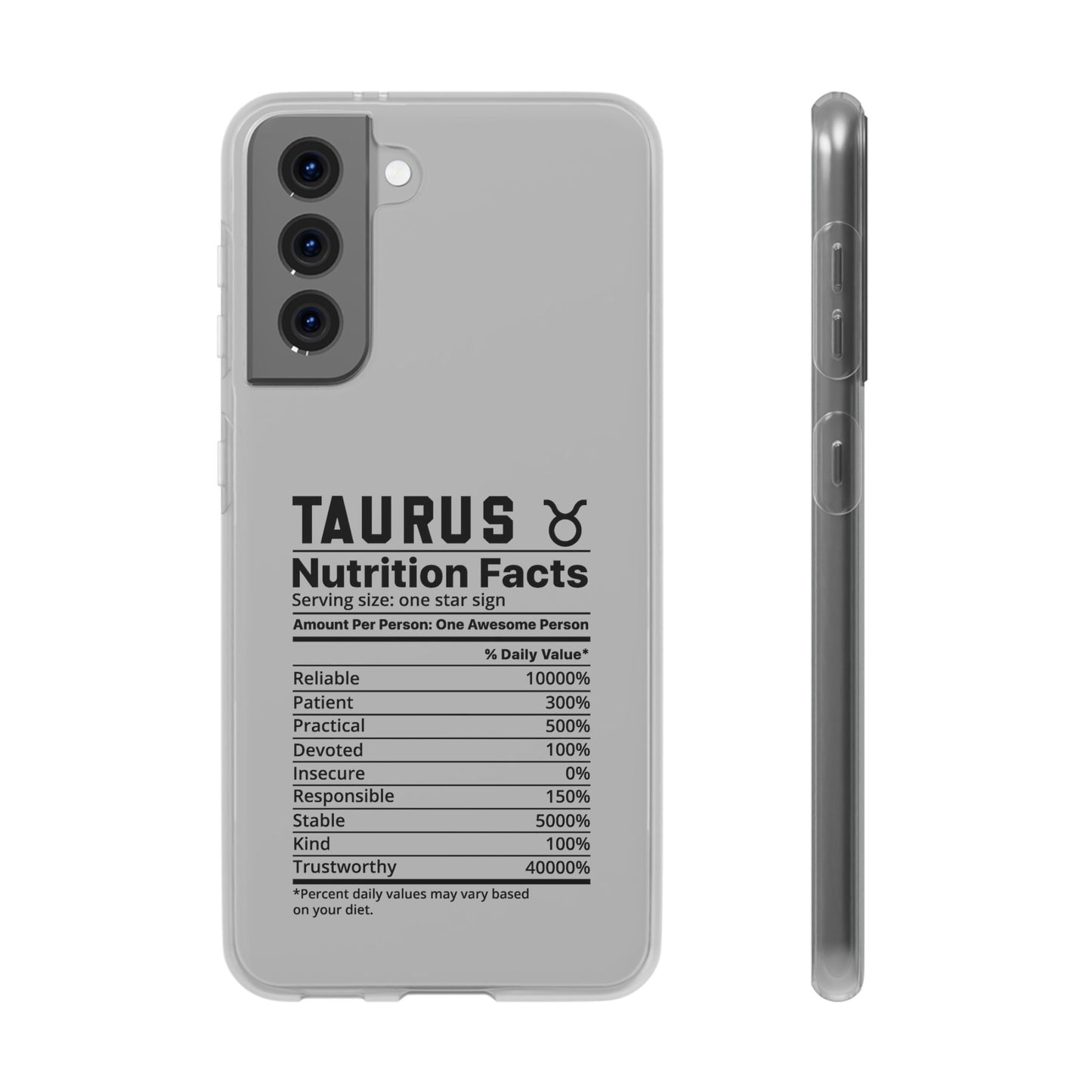 Taurus Nutrition Flexi Cases iPhone/Samsung with Gift Wrapping Option