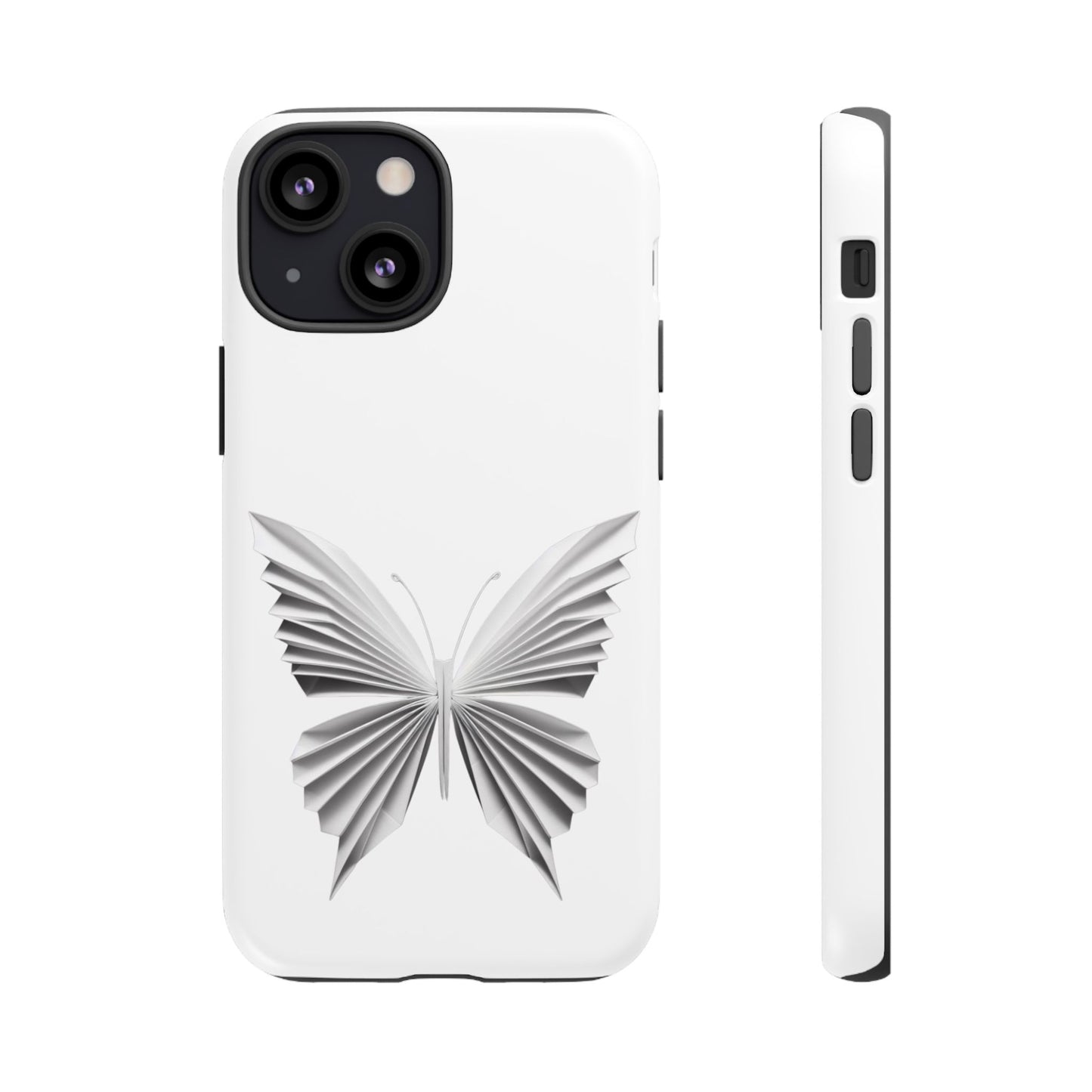 Origami White Butterfly Tough Cases iPhone/Google/Samsung