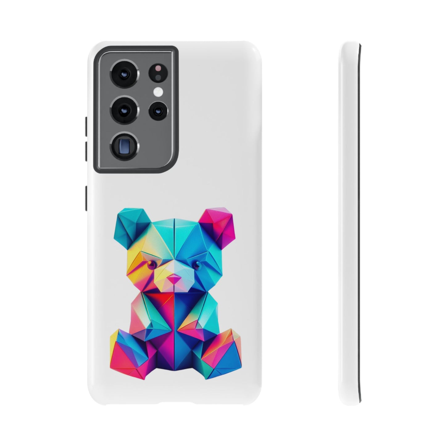 Origami Neon Teddy Tough Cases iPhone/Google/Samsung