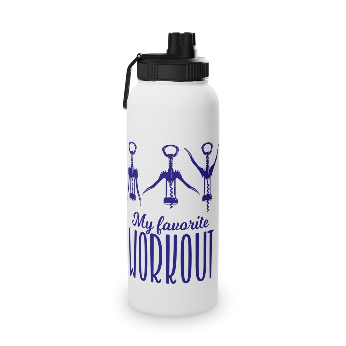 My Favourite Workout Stainless Steel Sports Water Bottle - 3 sizes