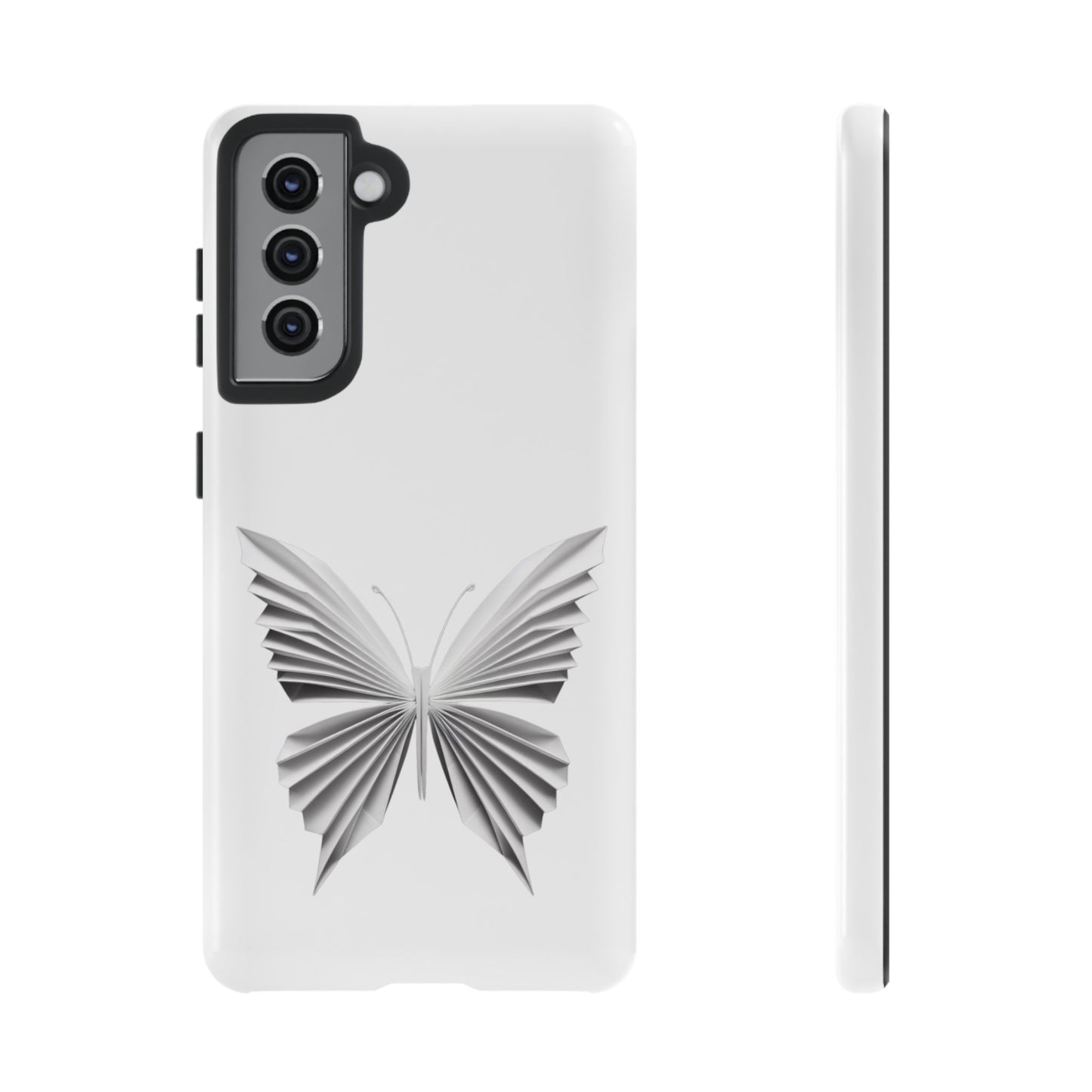 Origami White Butterfly Tough Cases iPhone/Google/Samsung