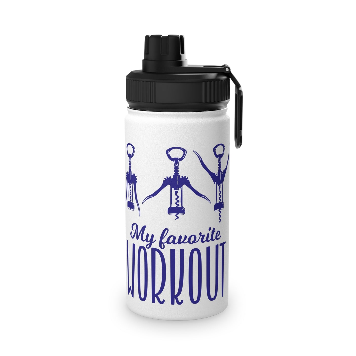 My Favourite Workout Stainless Steel Sports Water Bottle - 3 sizes