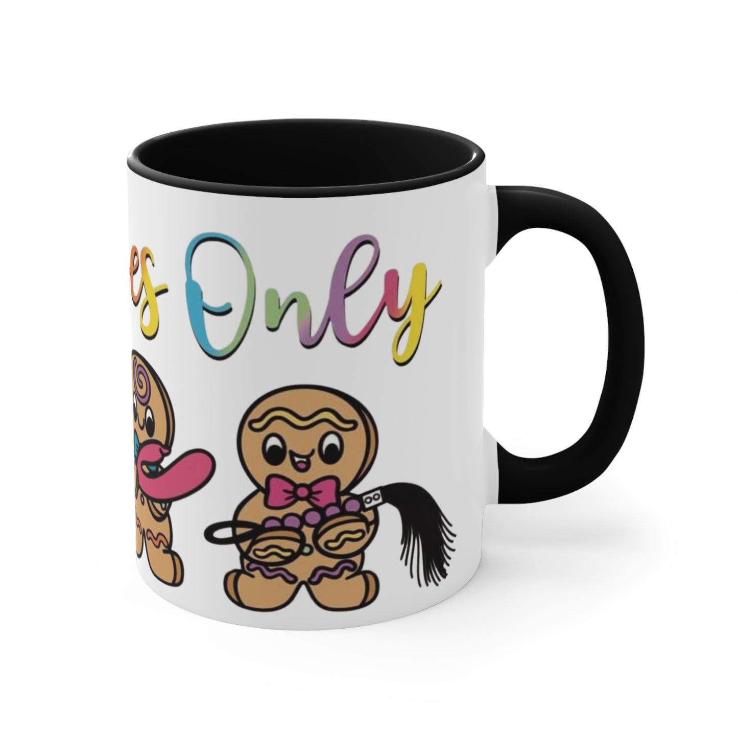 Good Vibes Only Colorful Accent Mug 11oz - For Adults Only