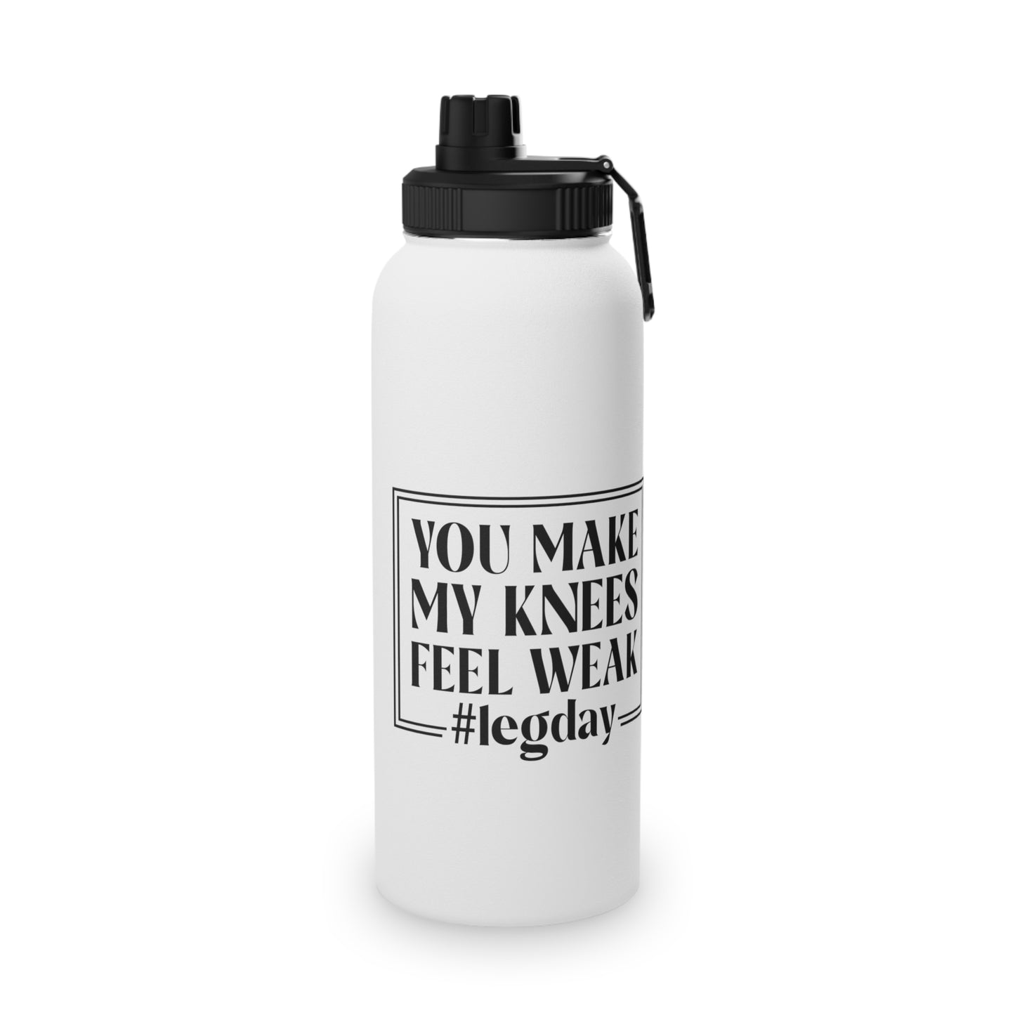 Leg Day Stainless Steel Sports Water Bottle - 3 sizes