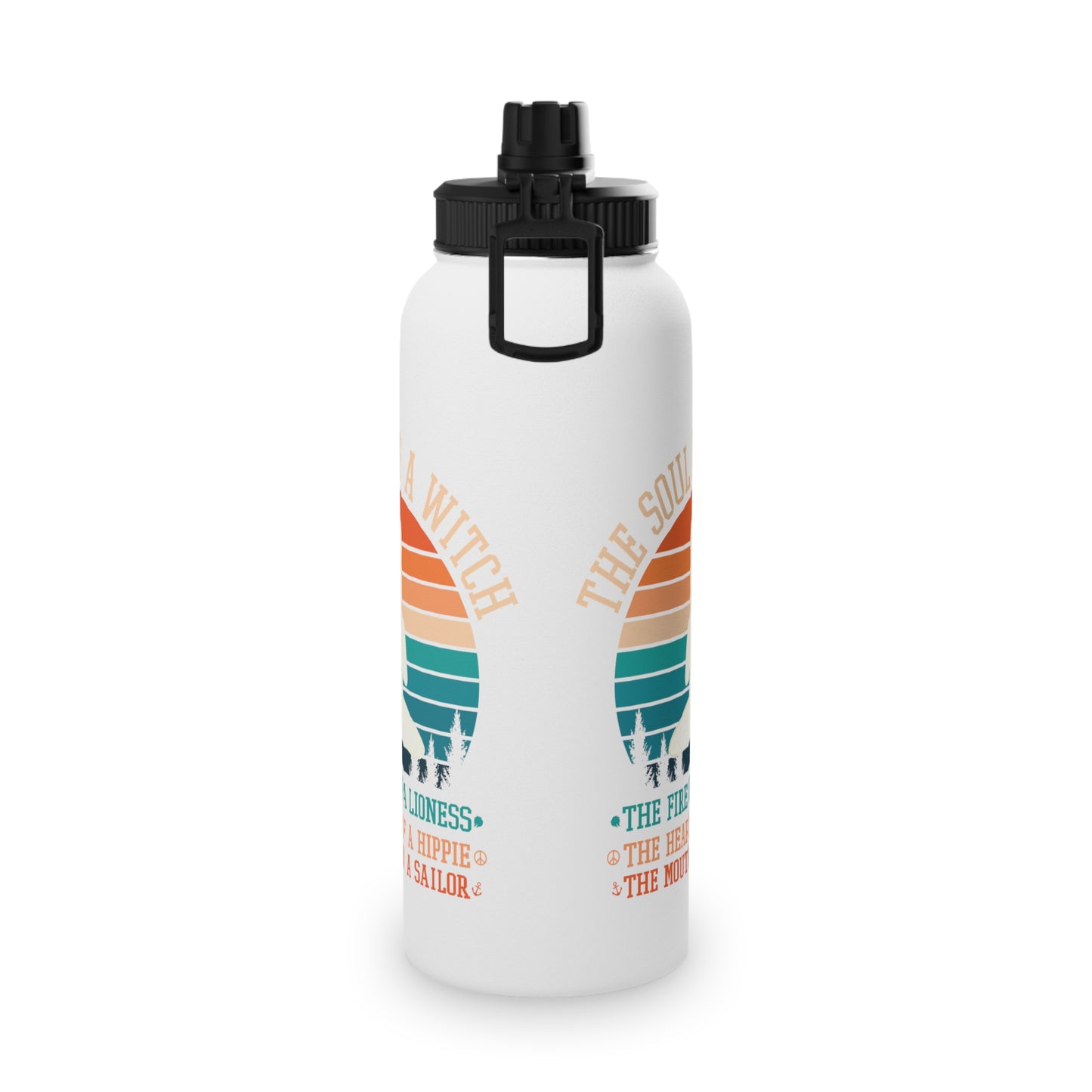 The Soul of a Witch Stainless Steel Water Bottle - # Sizes