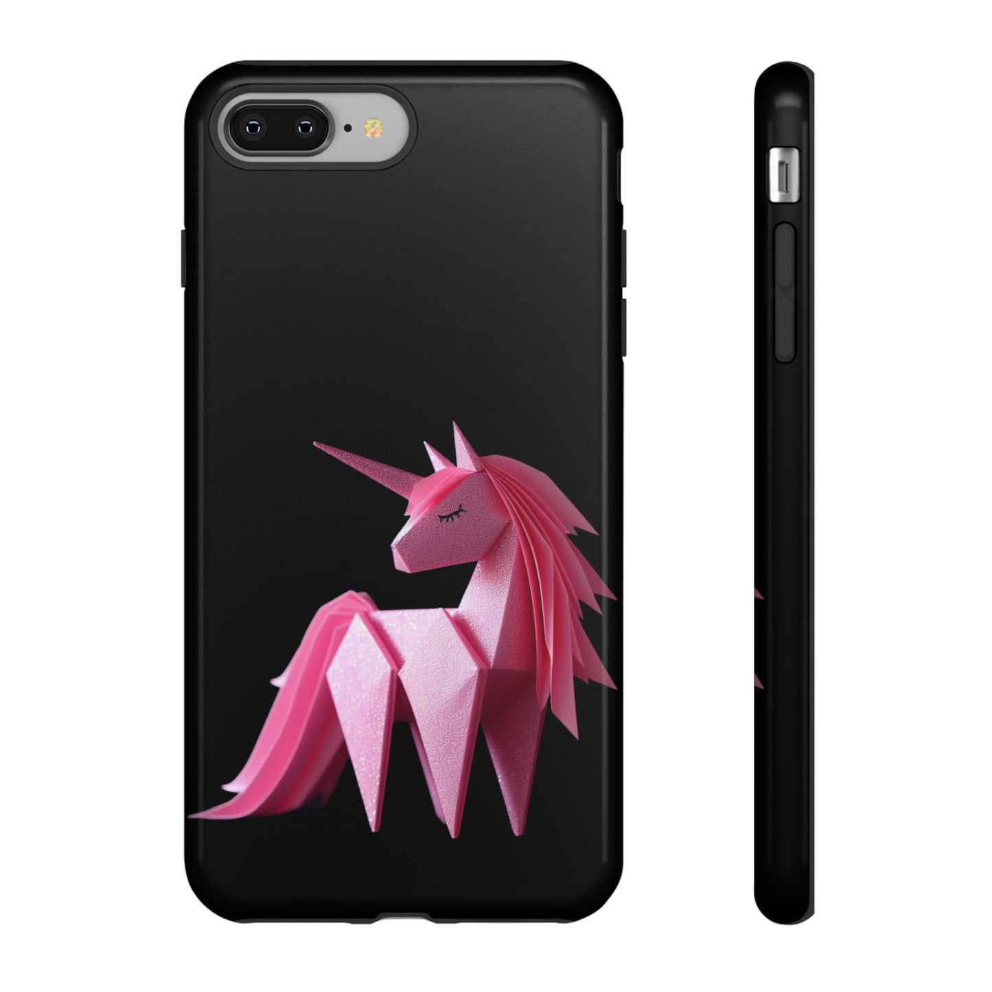 Origami Pink Unicorn Tough Cases iPhone/Google/Samsung