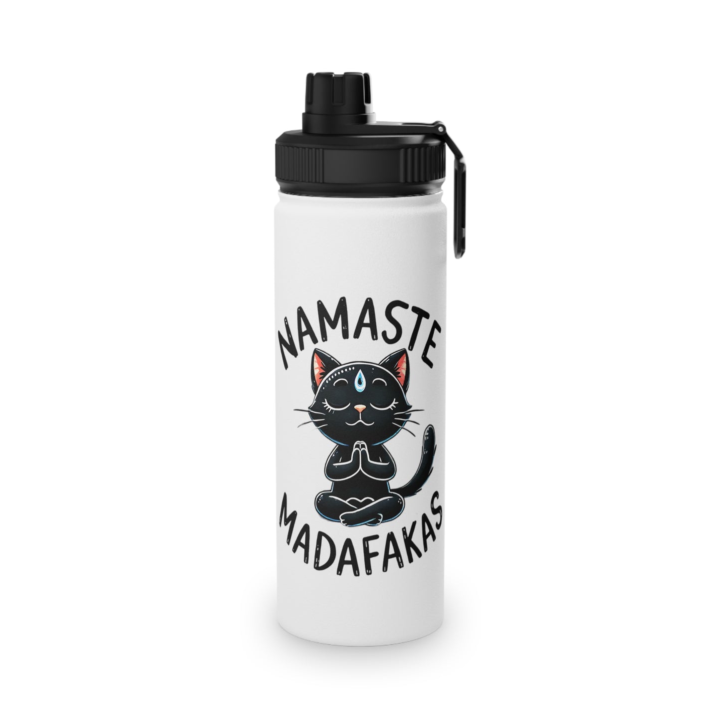 Namaste Madafakas Stainless Steel Water Bottle - # Sizes