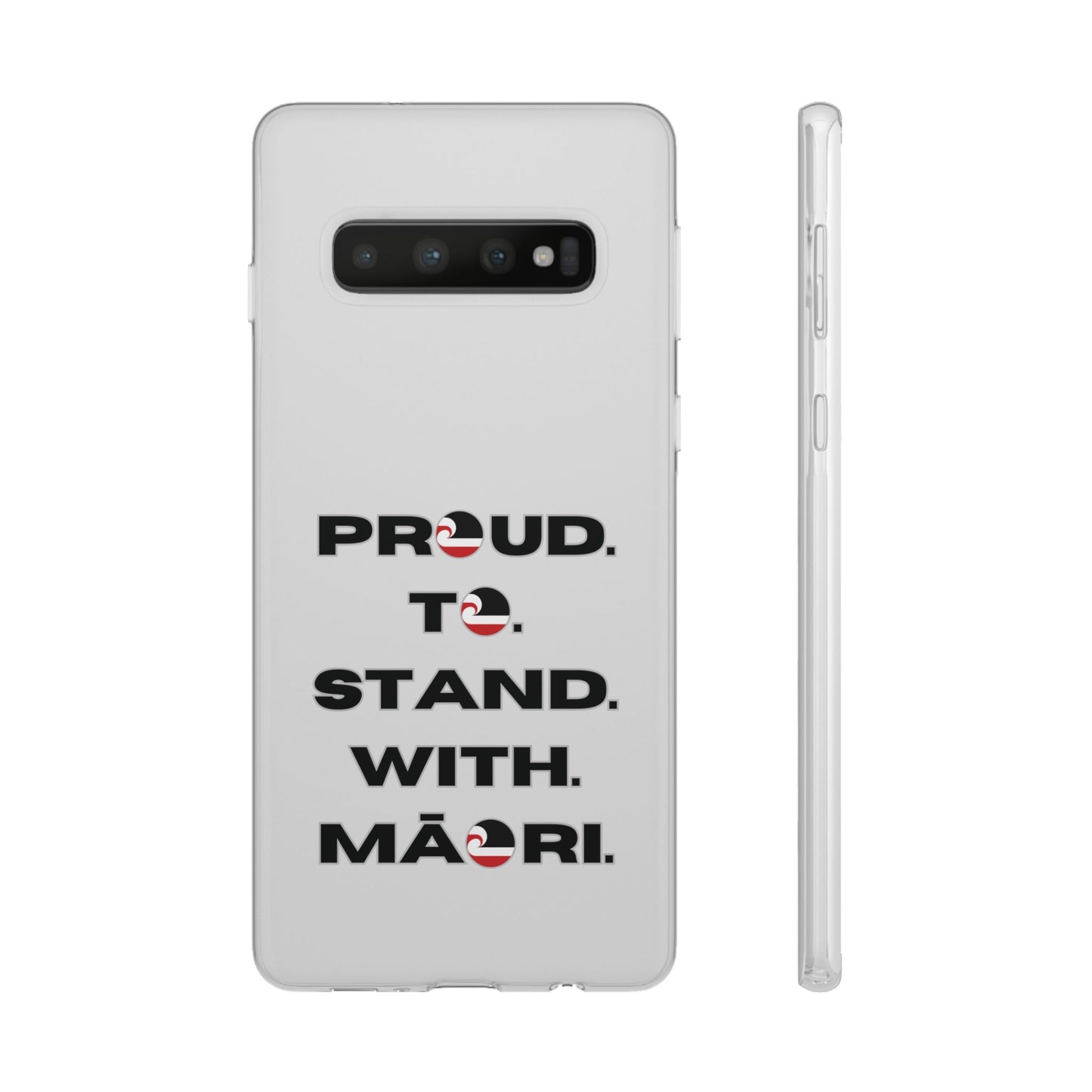 Proud. To. Stand. With. Māori. Flexi Cases - iPhone/Samsung Galaxy