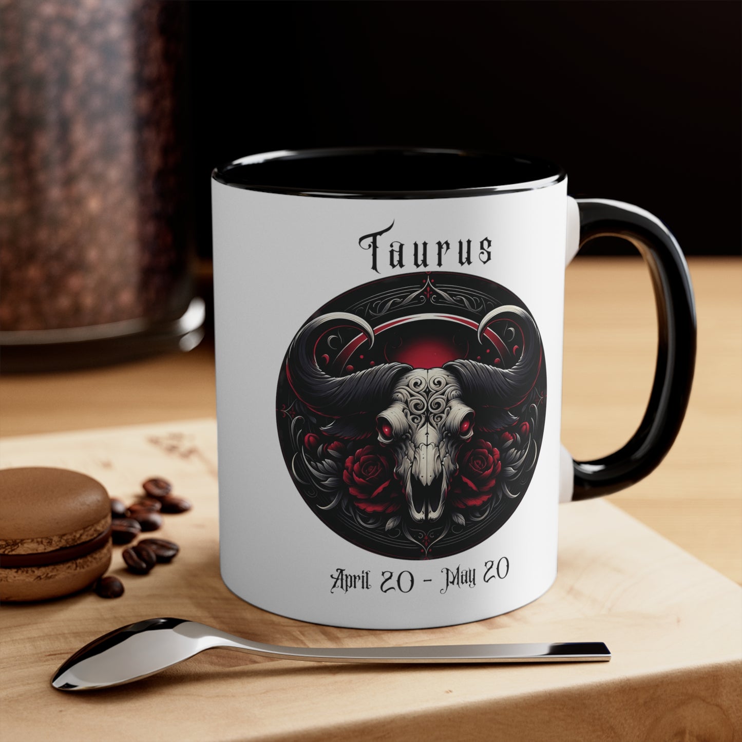 Gothic Taurus Colorful Accent Mugs, 11oz