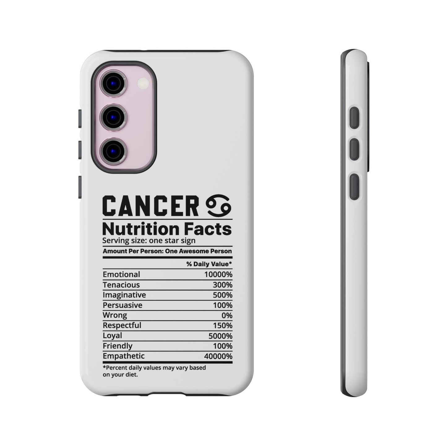 Cancer Nutrition Tough Cases - iPhone/Google/Samsung