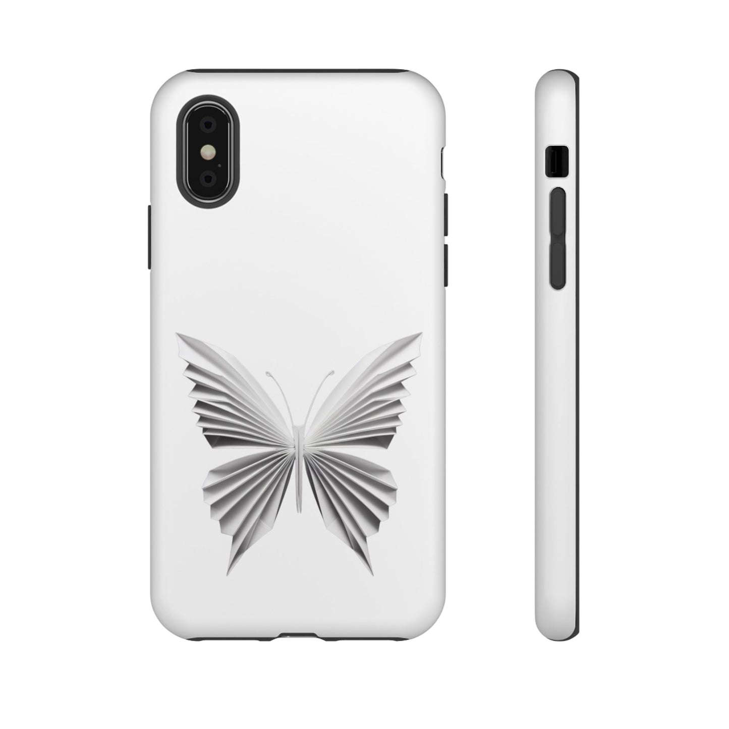 Origami White Butterfly Tough Cases iPhone/Google/Samsung