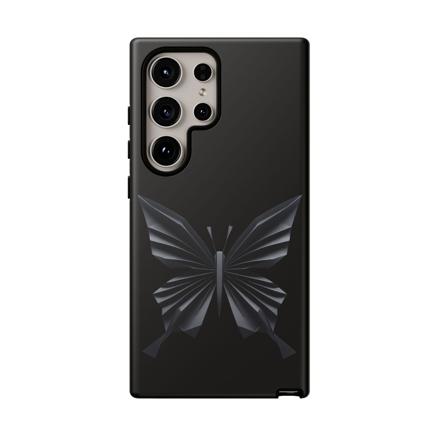 Origami Black Butterfly Tough Cases iPhone/Google/Samsung