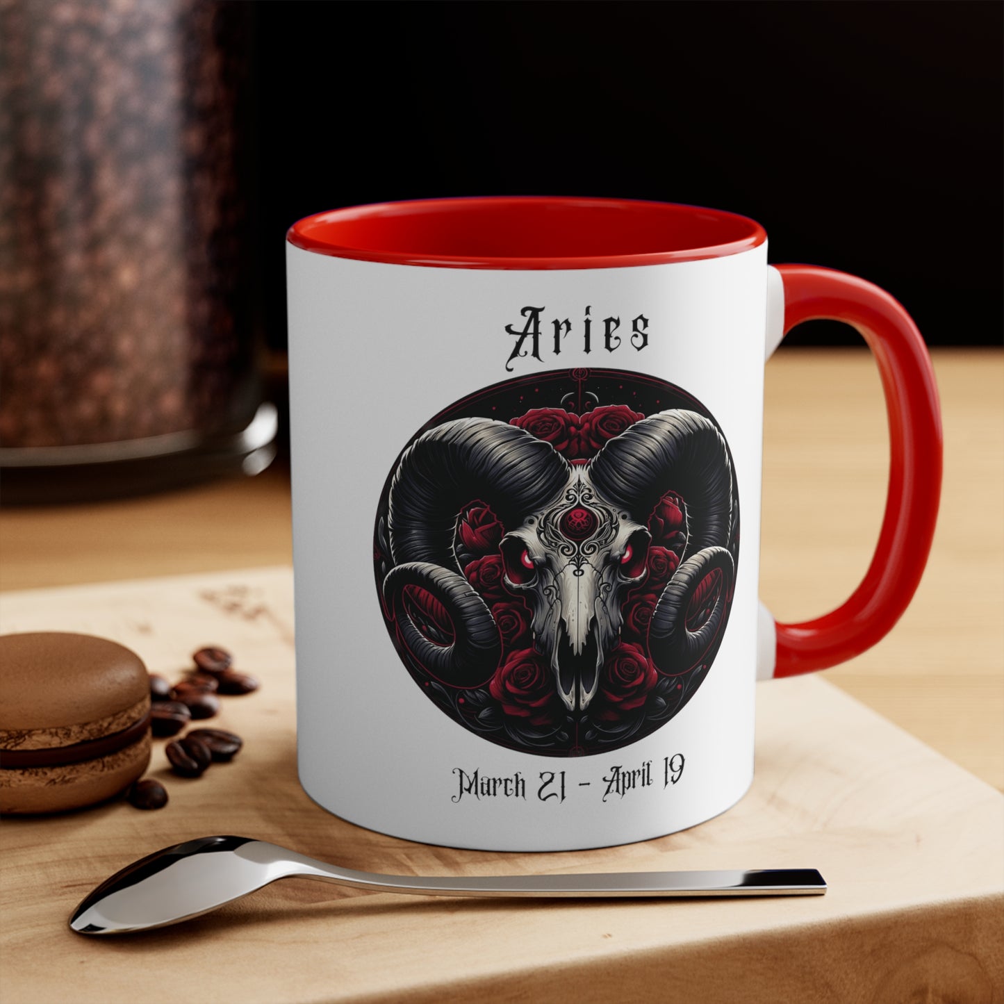 Gothic Aries Colorful Accent Mugs, 11oz