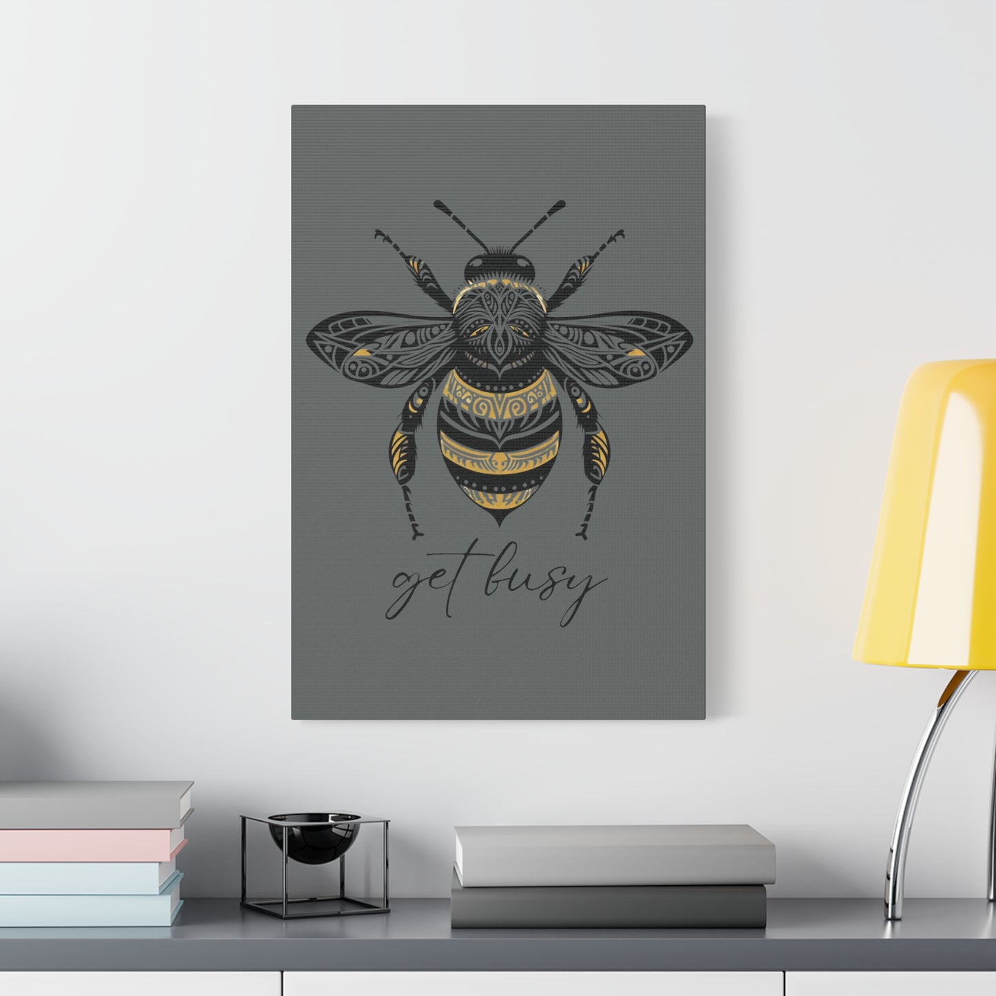 Get Busy Bee Classic Canvas - Grey