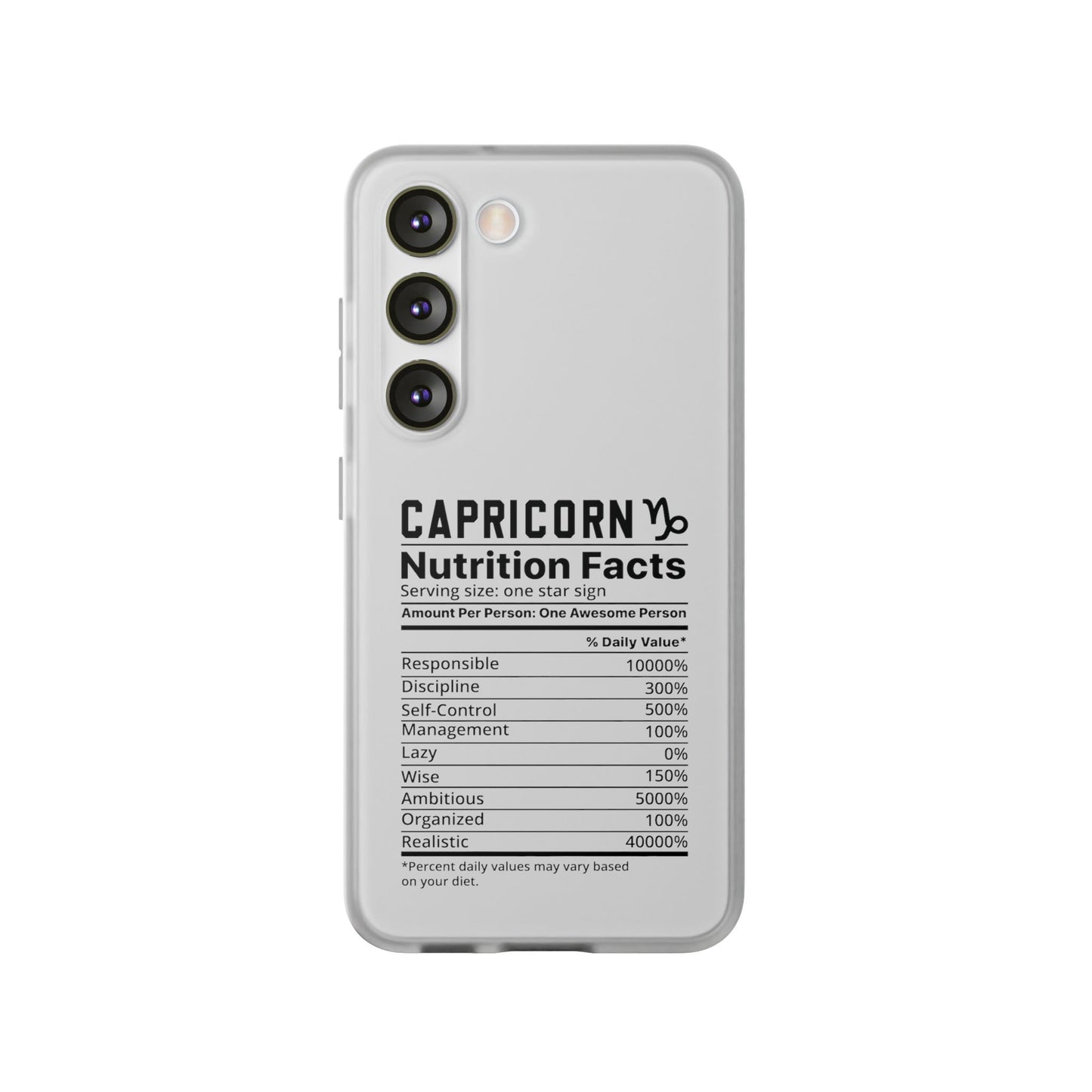 Capricorn Nutrition Flexi Cases iPhone/Samsung with Gift Wrapping Option