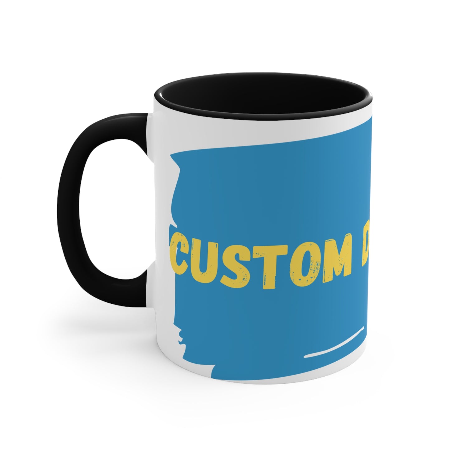 Customisable Colorful Accent Mugs, 11oz