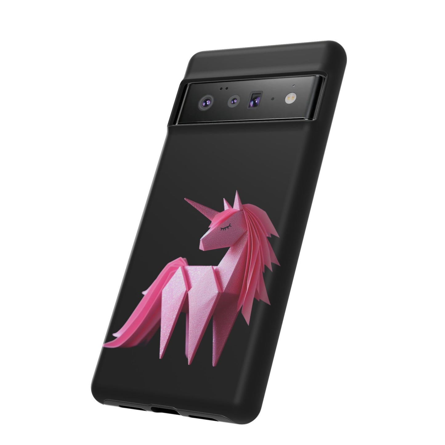 Origami Pink Unicorn Tough Cases iPhone/Google/Samsung