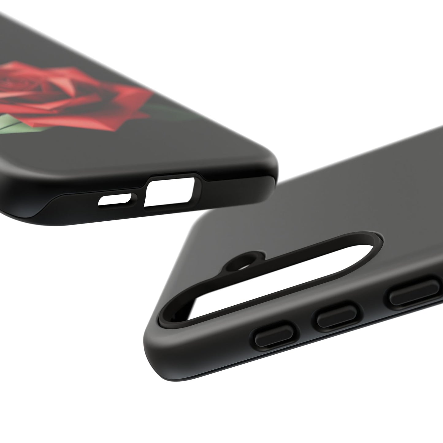 Origami Red Rose Tough Cases iPhone/Google/Samsung