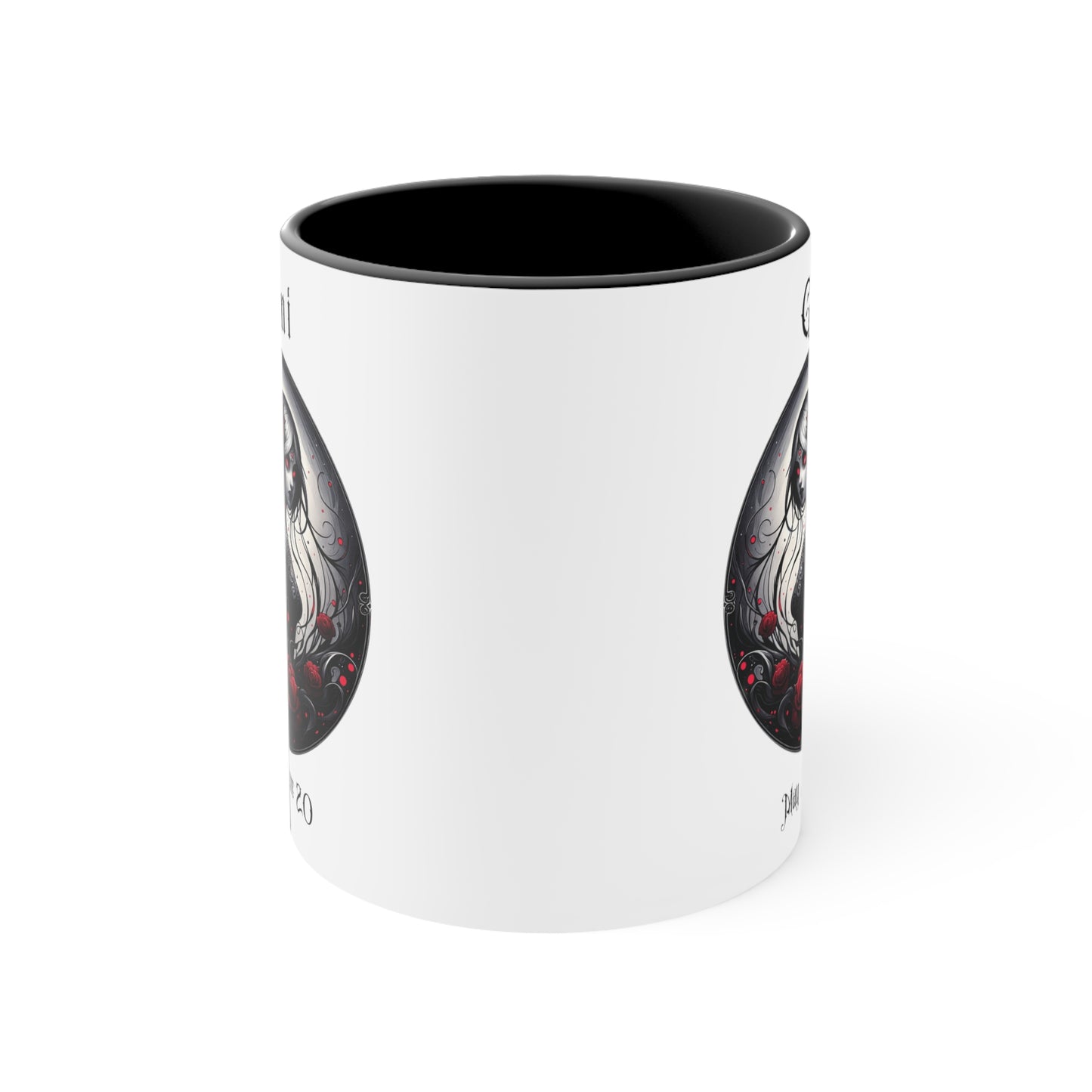 Gothic Gemini Colorful Accent Mugs, 11oz