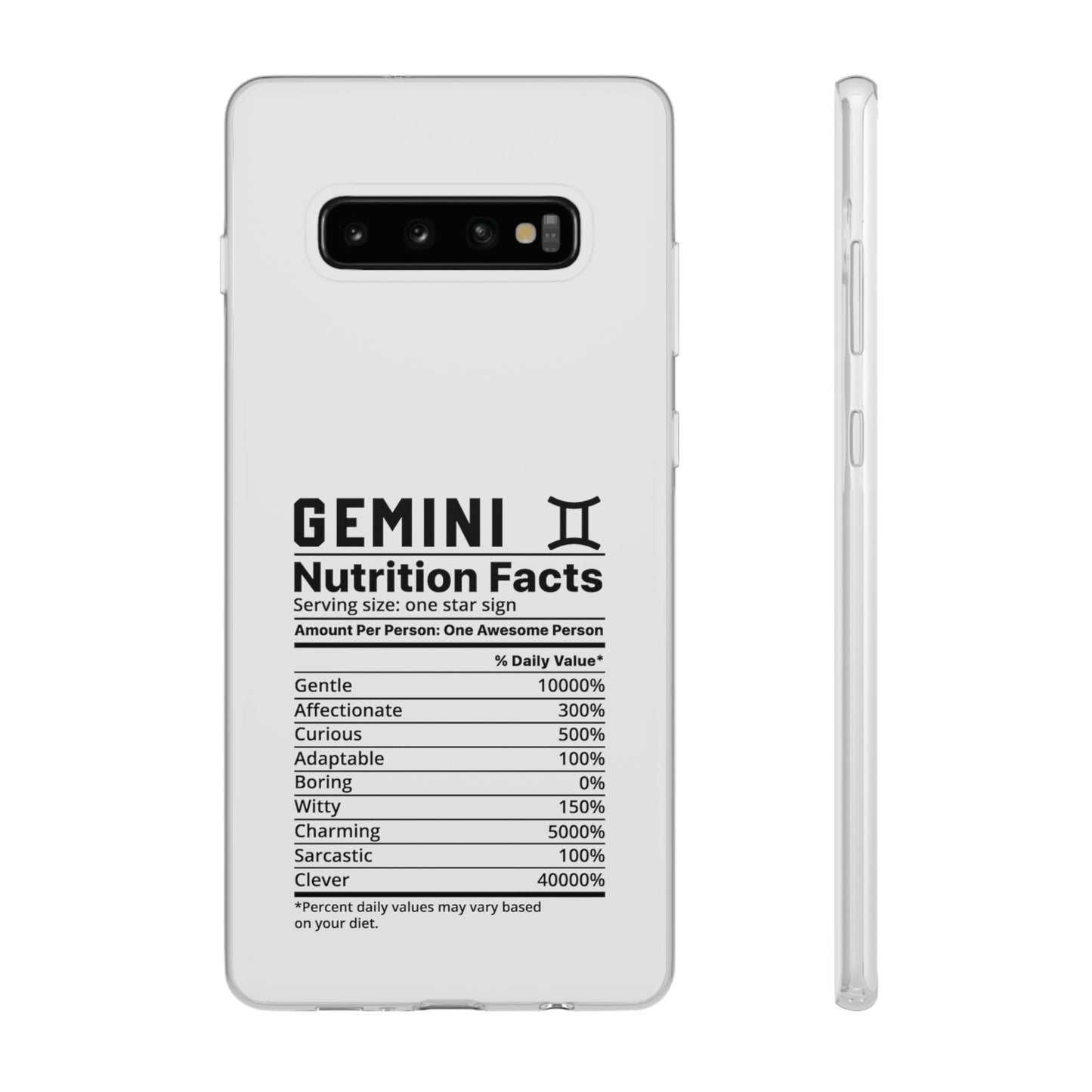 Gemini Nutrition Flexi Cases iPhone/Samsung with Gift Wrapping Option