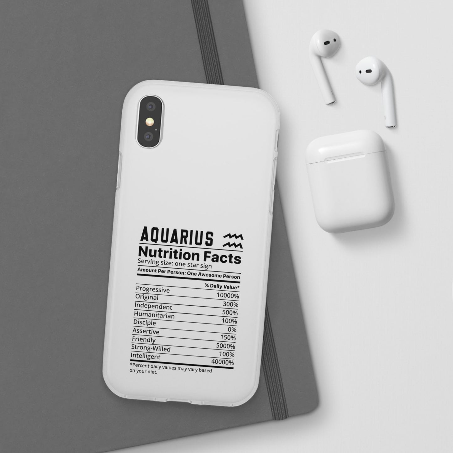 Aquarius Nutrition Flexi Cases iPhone/Samsung with Gift Wrapping Option