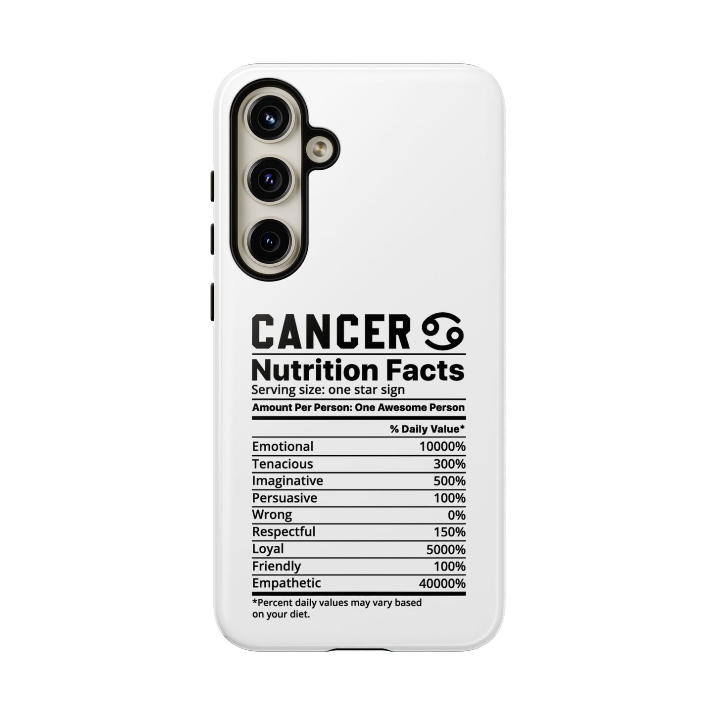 Cancer Nutrition Tough Cases - iPhone/Google/Samsung