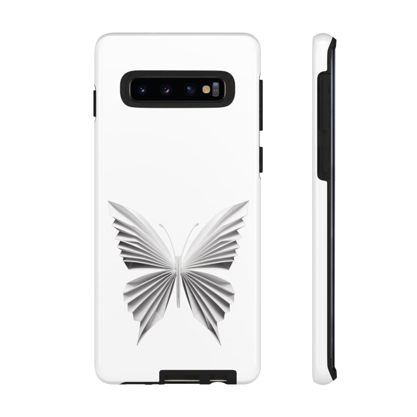 Origami White Butterfly Tough Cases iPhone/Google/Samsung