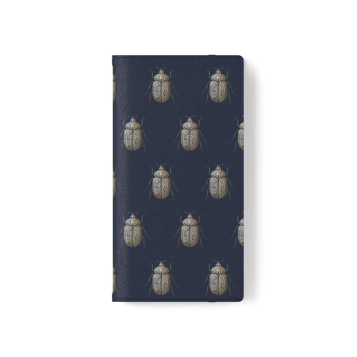 Carved Beetle Flip Cases for iPhone/Samsung - navy