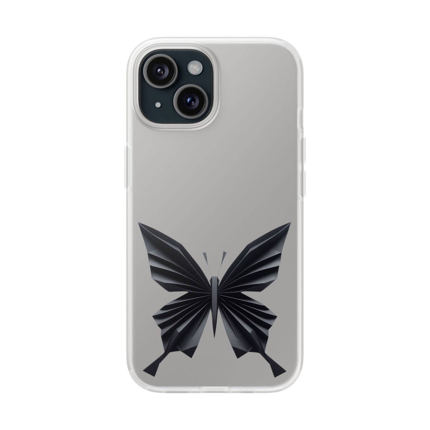 Origami Black Butterfly Flexi Cases