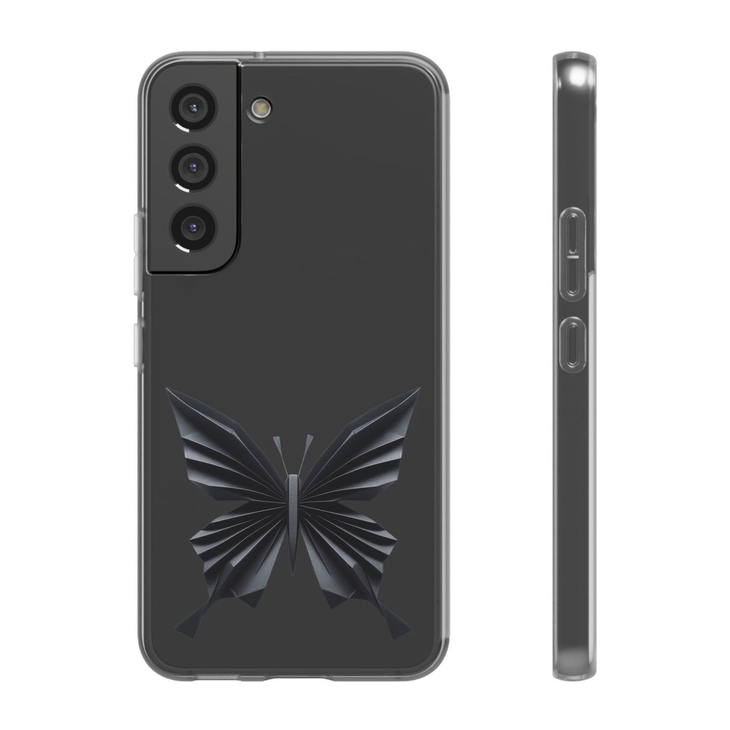 Origami Black Butterfly Flexi Cases