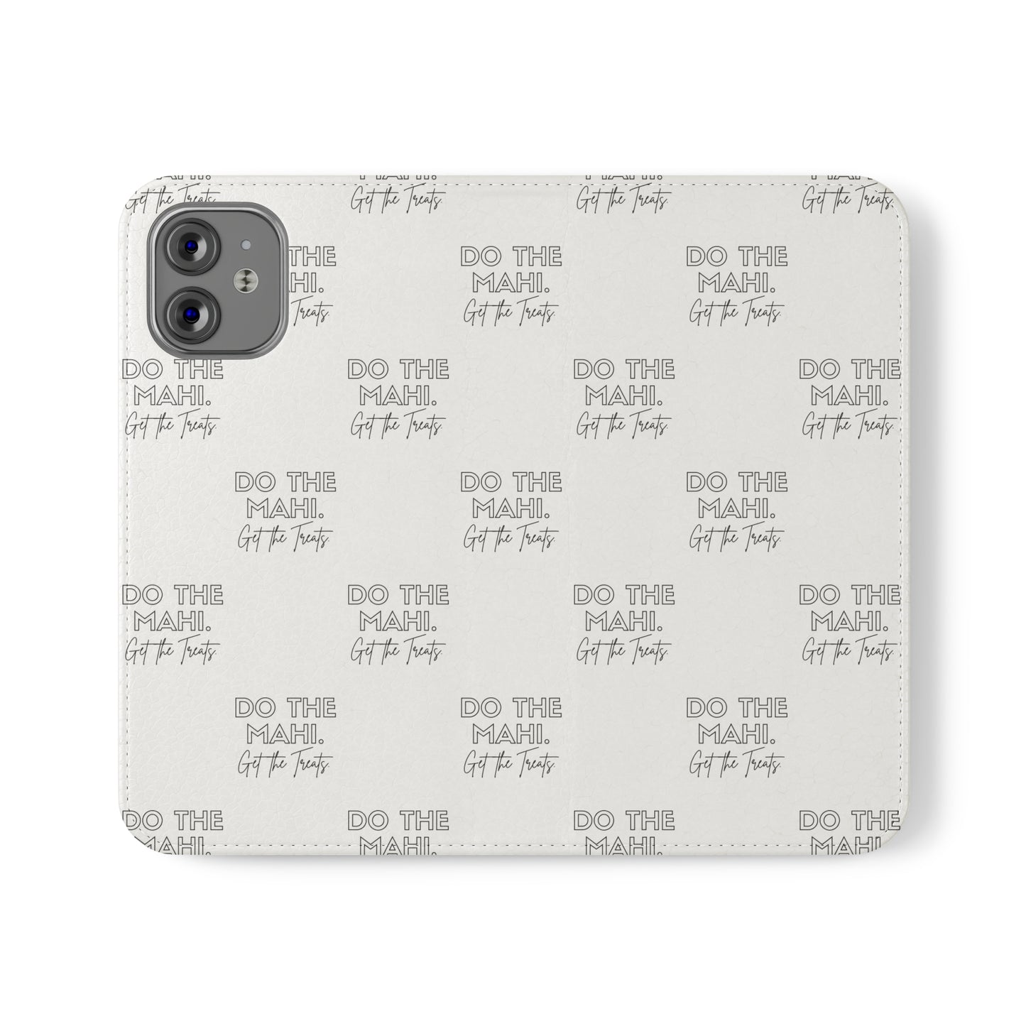 Do The Mahi. Flip Cases for iPhone/Samsung - white