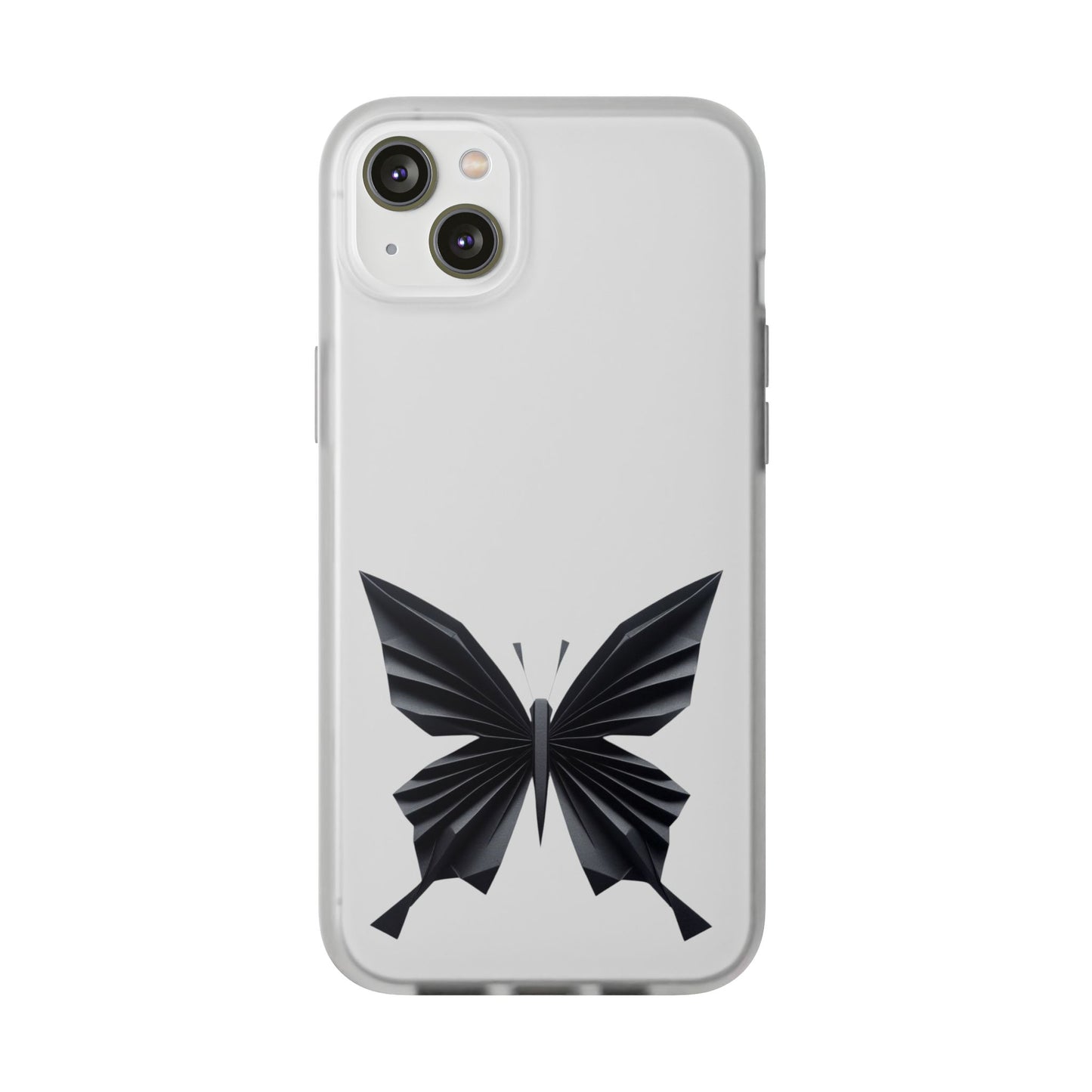 Origami Black Butterfly Flexi Cases