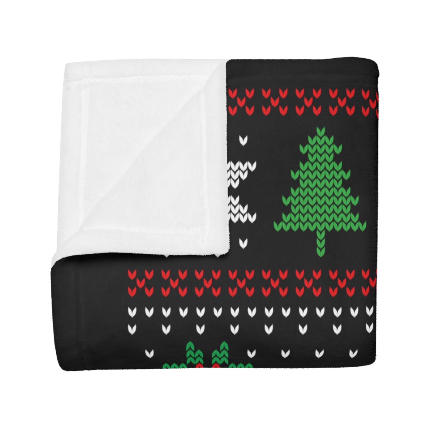 Ugly Christmas Sweater - Elf Squad Plush Fleece Blanket